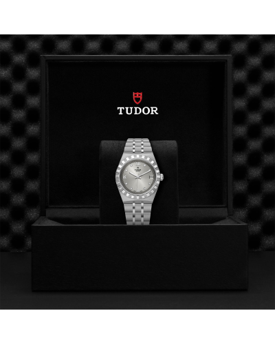 Tudor Royal 34 mm steel case, Diamond-set dial (watches)